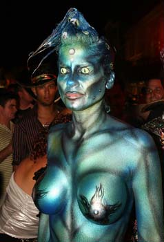Body Painting 2007 photo - Duval Street, Key West